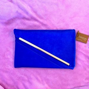 Bright blue crossbody purse NWT